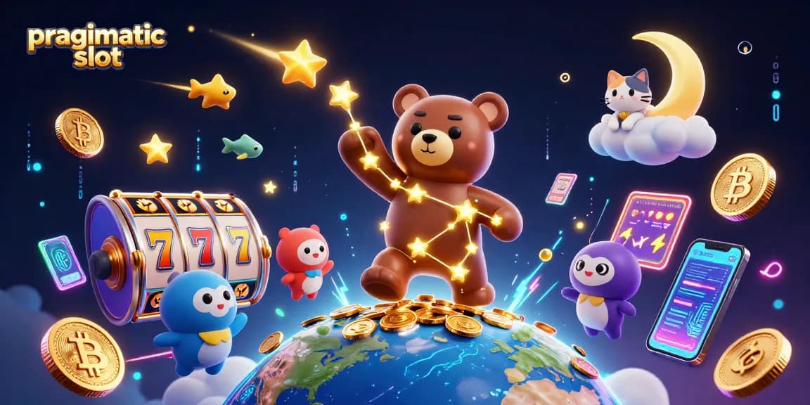 Play the exciting pragmatic slot games featuring shooting stars, vibrant reels, and cosmic coins.