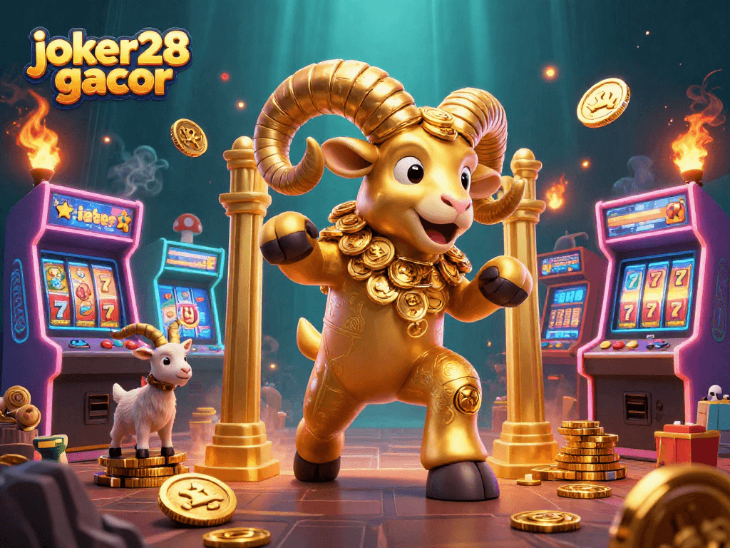 Menangkan permainan slot di joker28 gacor dengan ram emas dan mesin arcade cerah.