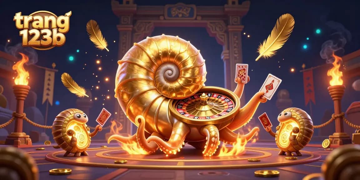 Experience the thrill of playing at trang 123b featuring a dynamic nautilus roulette alongside glowing companions.