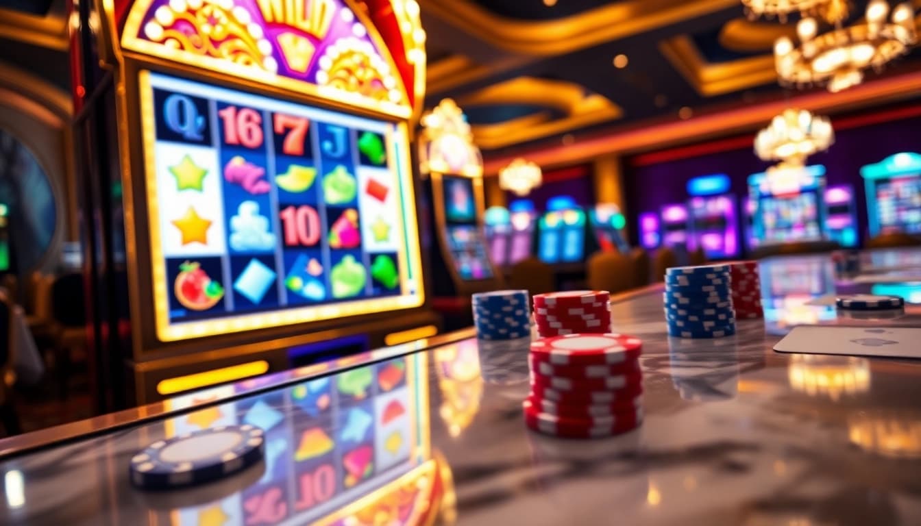 Engaging online slots gameplay experience featuring colorful slot machine graphics.