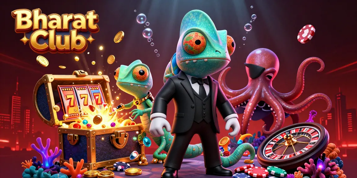 Bharat Club offers exciting gameplay with colorful slot reels and thrilling casino elements, captivating and engaging users.