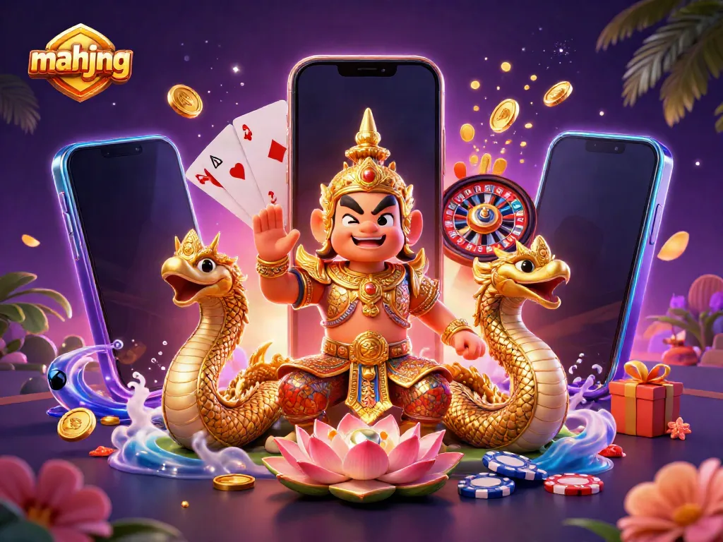 Menangkan jackpot mahjong dengan petualangan seru bersama karakter ikonik dalam ilustrasi slot digital ini.