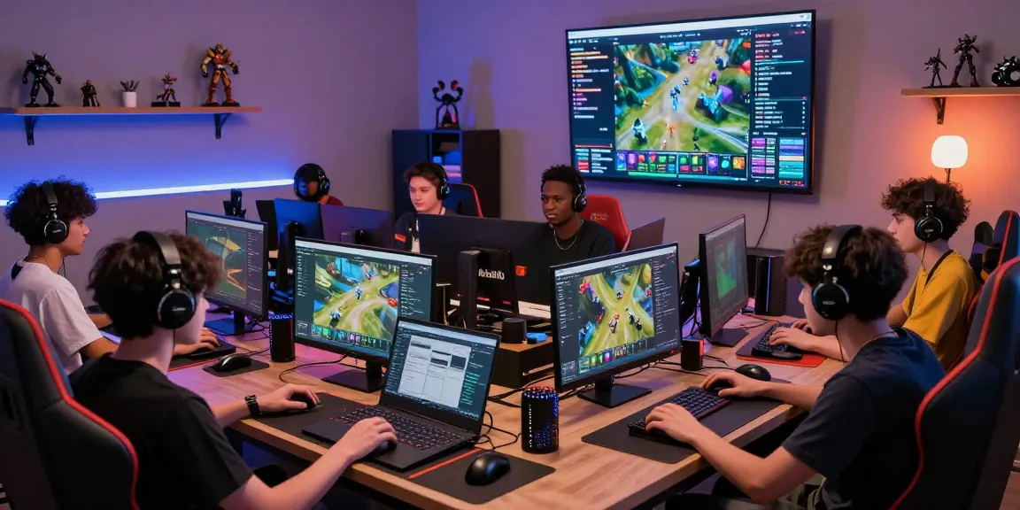 Diverse players enjoying an engaging gaming experience on Mahajitu, showcasing exciting game interfaces and vibrant atmosphere.
