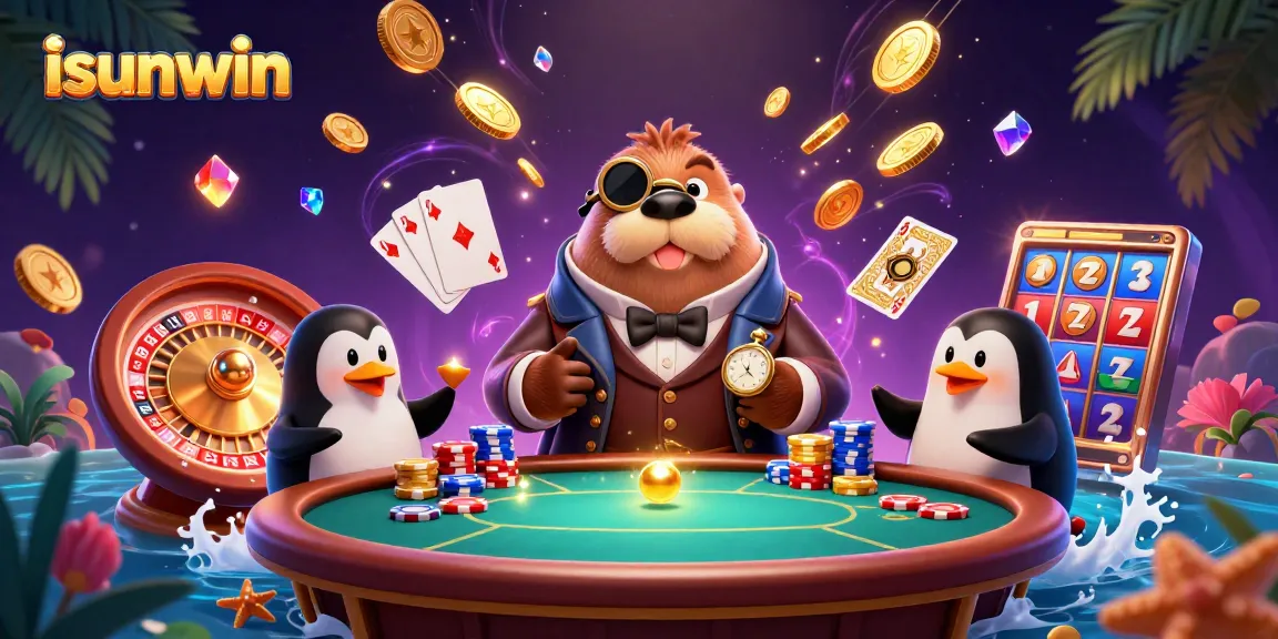 Experience thrilling poker action at isunwin with charming cartoon characters and vibrant gameplay elements.