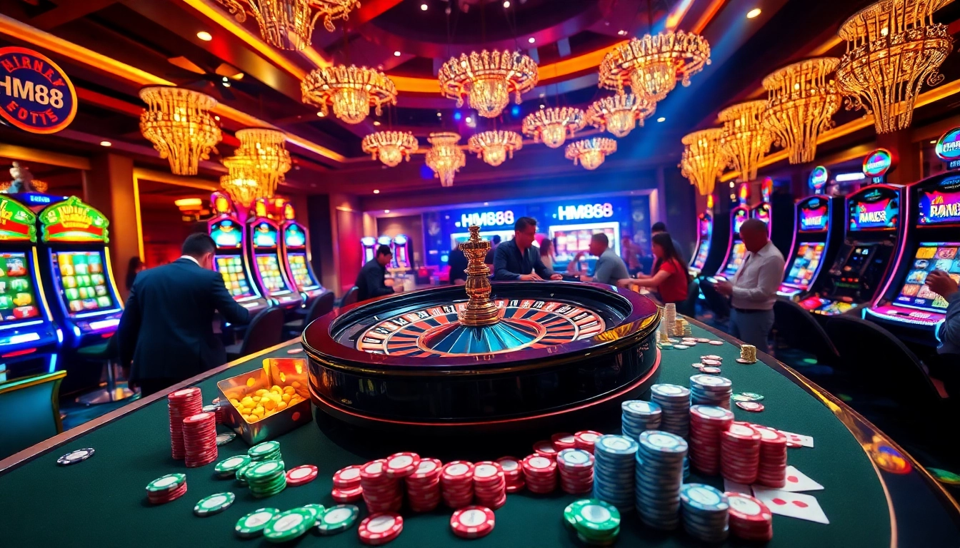 Experience high-stakes excitement at HM88 with dynamic casino games and vibrant visuals.