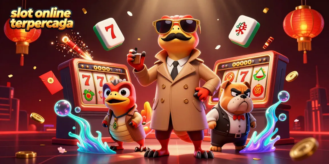 Experience thrilling gameplay with slot online terpercaya in a vibrant casino scene.