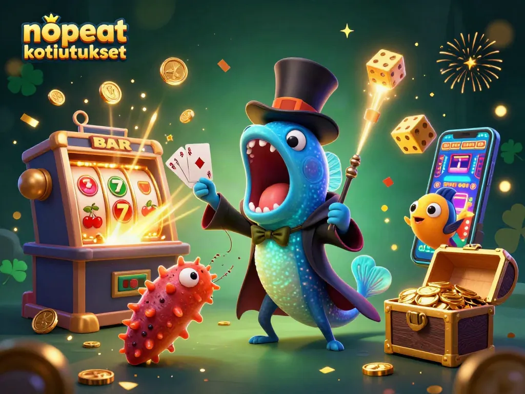 Nopeat kotiutukset esitetään visuaalisesti fantastisessa 3D-taideteoksessa.