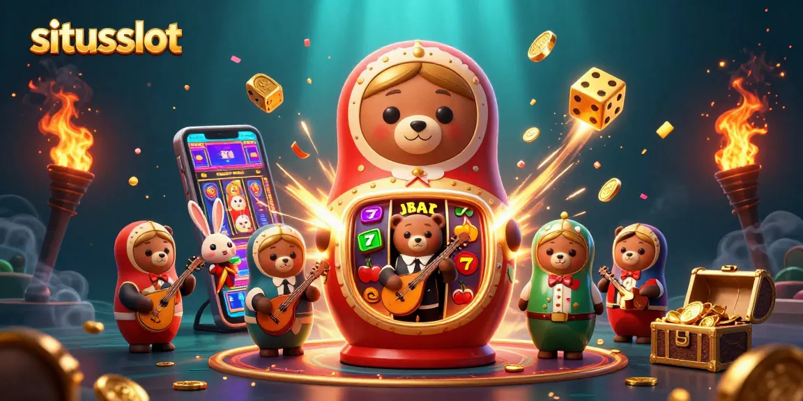 Menangkan jackpot dengan situsslot di mesin slot berwarna-warni yang penuh koin emas.