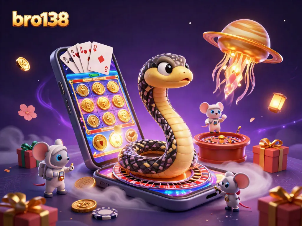 Experience bro138's thrilling cosmic casino adventure with unique gambling elements.