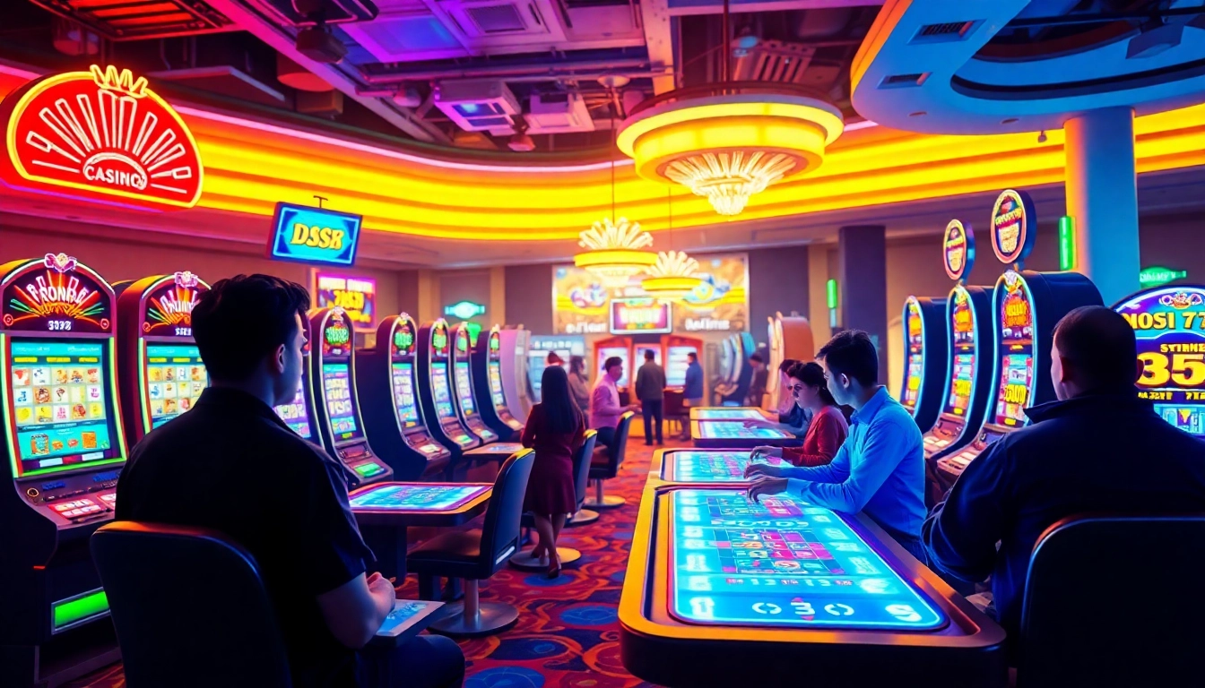 Dynamic online gambling scene showcasing 79king casino atmosphere
