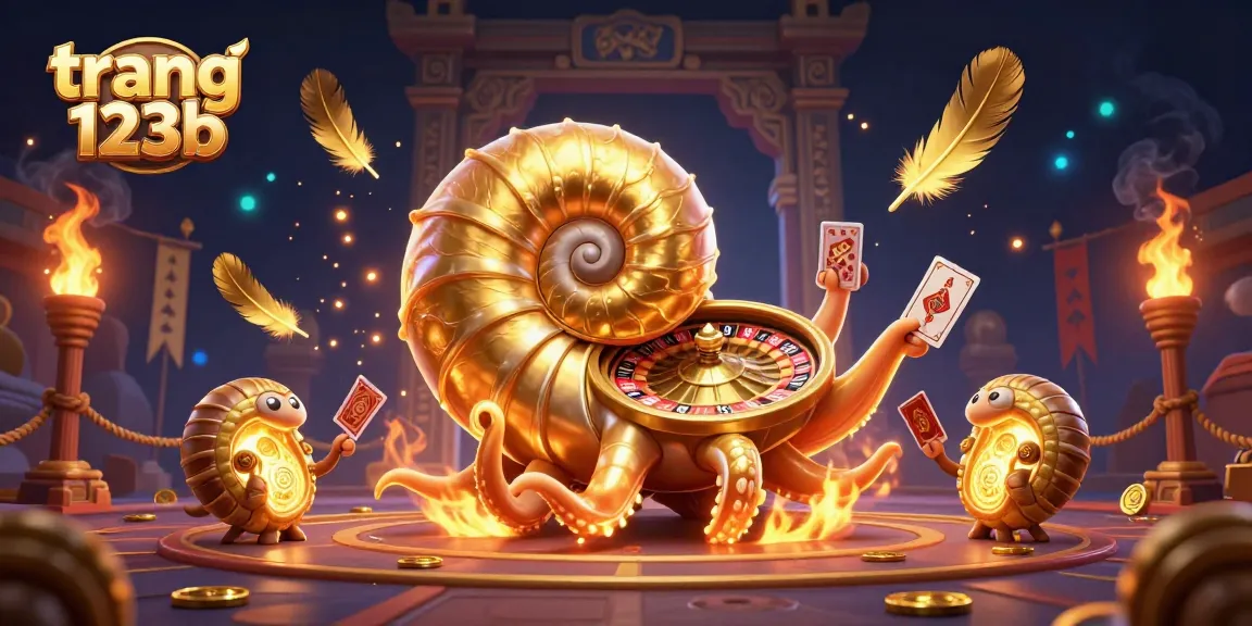 Experience the thrill of playing at trang 123b featuring a dynamic nautilus roulette alongside glowing companions.