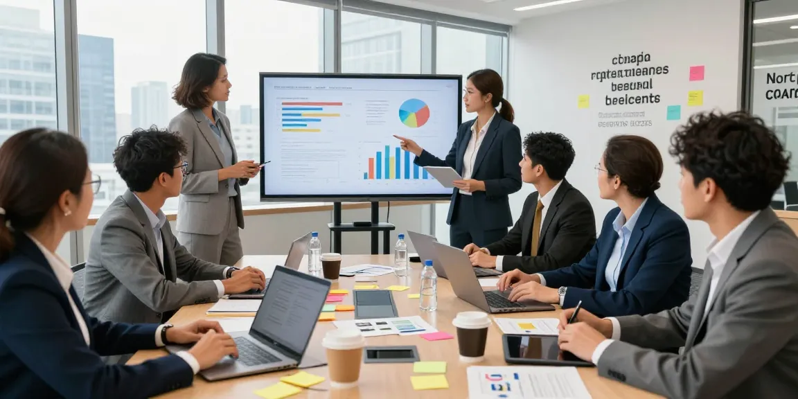 Kolaborasi tim profesional di ruang pertemuan modern dengan balak66 sebagai platform penghubung.