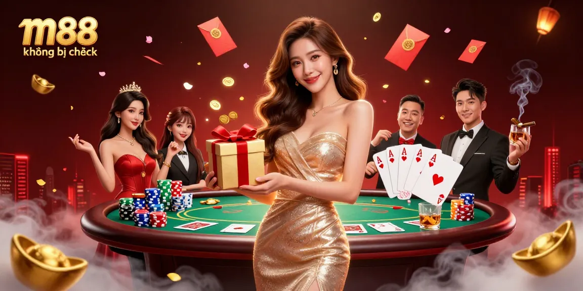 Trải nghiệm m88 không bị chặn với chủ đề casino lễ hội đặc sắc và những yếu tố hấp dẫn.
