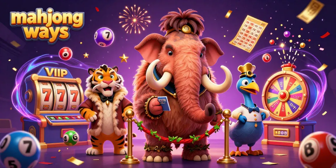 Engage in mahjong ways with exciting slot elements featuring colorful characters and vibrant casino symbols.