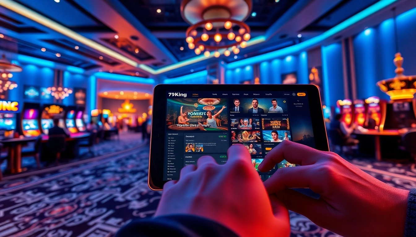 Spannendes Online-Spielerlebnis auf 79king hn mit einer lebhaften, professionellen Atmosphäre.