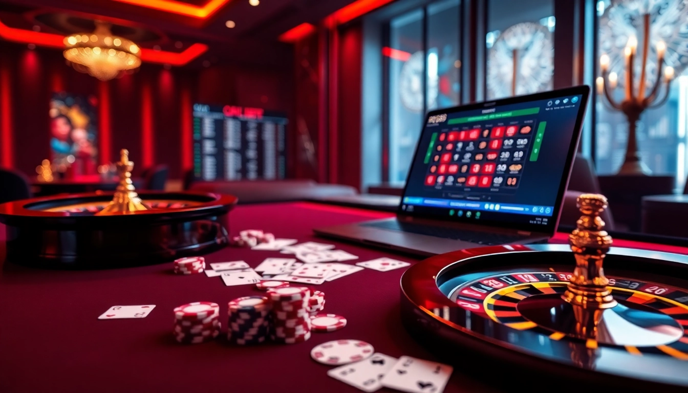 Experience the thrill of RR 88 with vibrant casino visuals of cards, chips, and a roulette wheel.