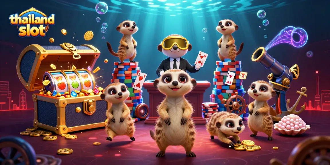 Experience thrilling action at thailand slot with charming meerkat casino characters and vibrant game elements.