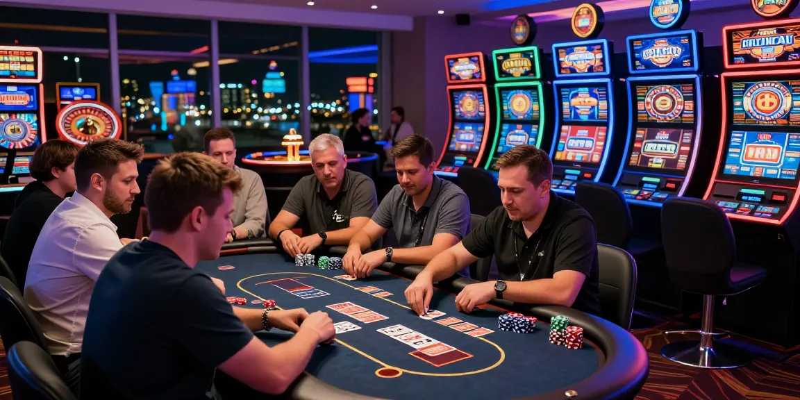 Top gaming experience at UK credit card casinos showcased on lctltd.co.uk with diverse players enjoying various games in a vibrant atmosphere.