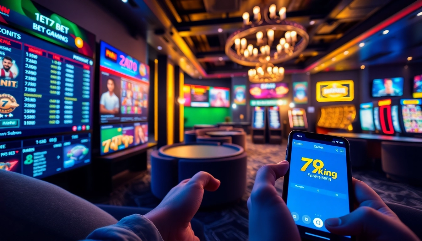 Juego en línea emocionante con la aplicación 79king hn que destaca características dinámicas en un casino virtual.