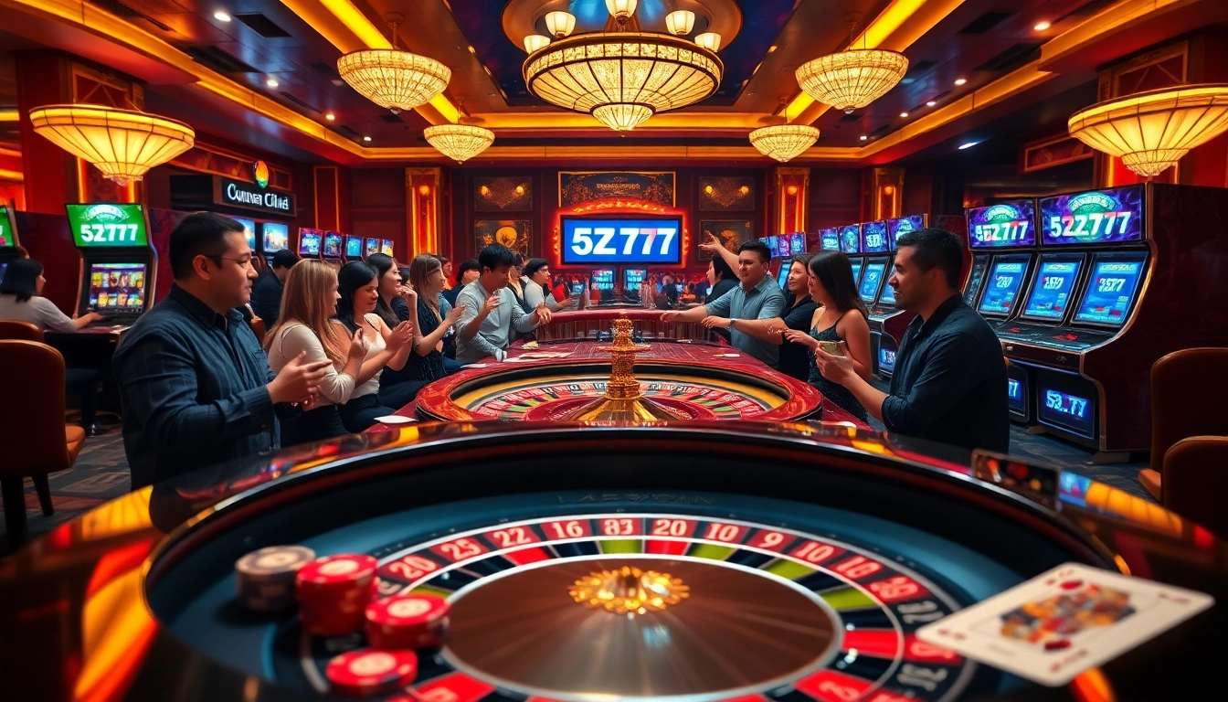 Get ready to win big with 5Z777 at a vibrant, upscale casino table.