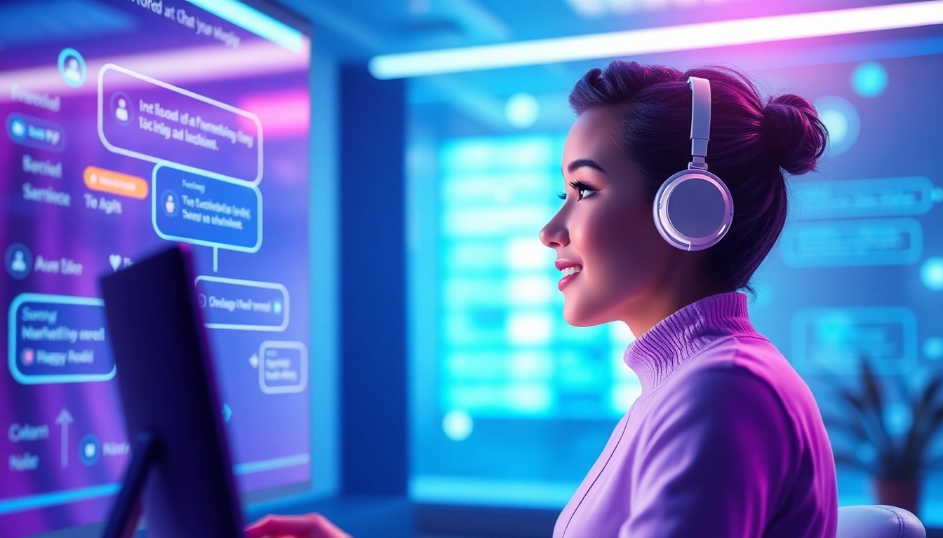 Engaging AI character in a sex ai chat interface, showcasing a friendly digital conversation.