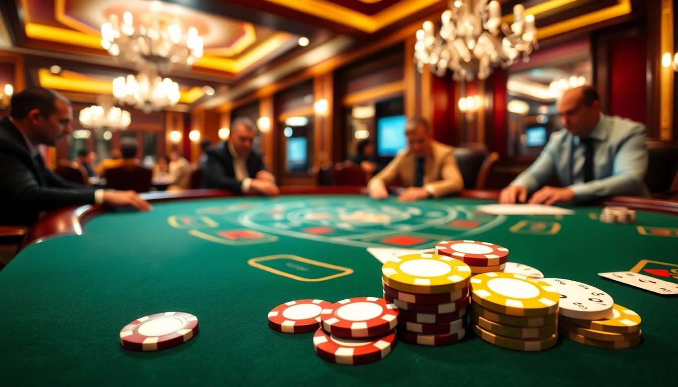 Engage in thrilling gameplay at 32win com casino with vibrant poker chips and cards.