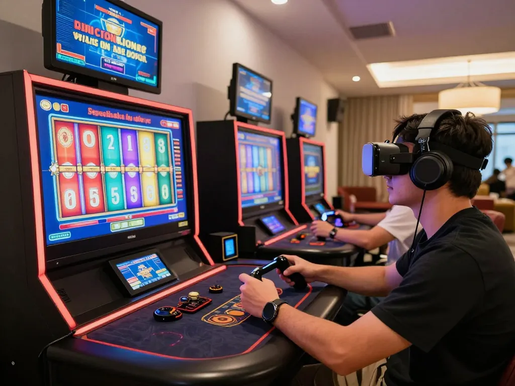 ผู้ใช้ FAFA828 สนุกกับการเล่นเกมสล็อตโดยใช้เทคโนโลยีความเป็นจริงเสมือนในบ้านที่หรูหรา