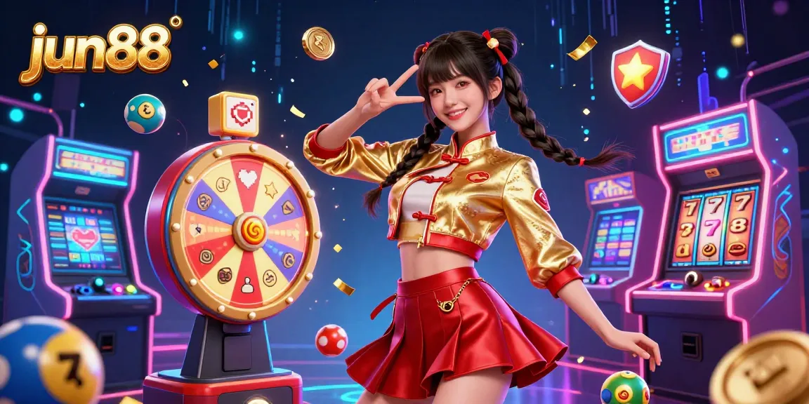 Experience the thrill of gaming and winning at jun88 with vibrant casino elements and stunning visuals.