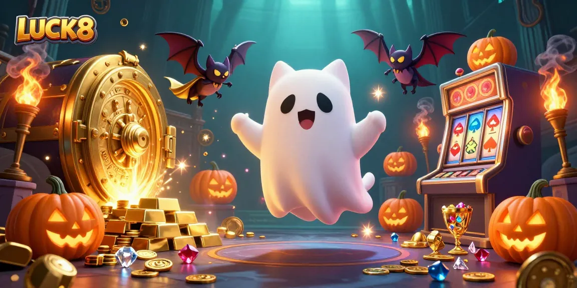 Join the fun at LUCK8 with enchanting games and ghosts amidst dazzling treasures!