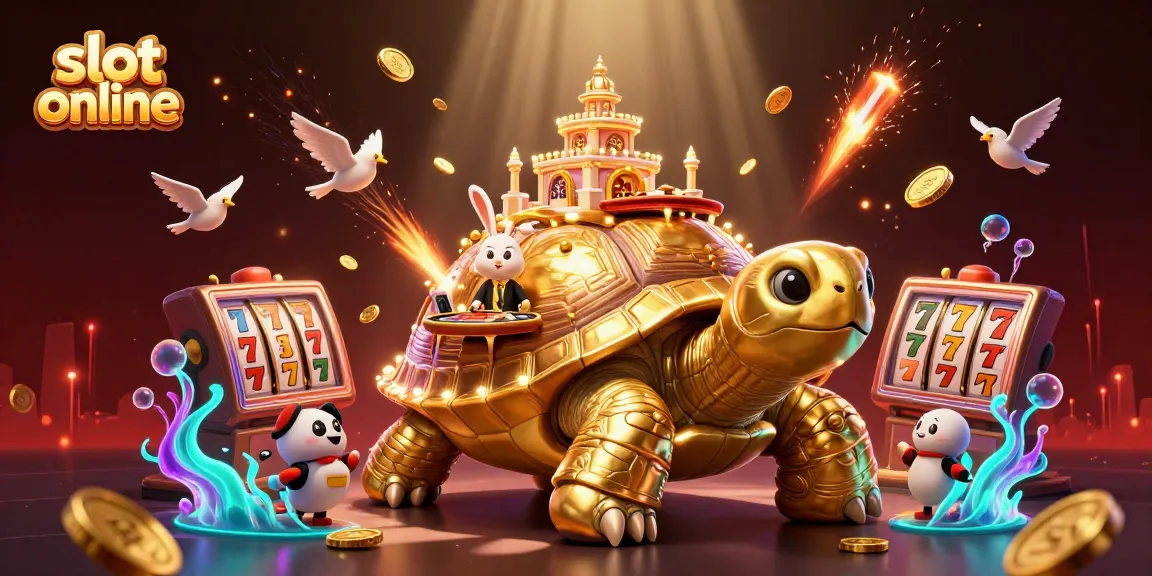 Spin the reels of slot online games while enjoying vibrant casino elements and energetic characters.