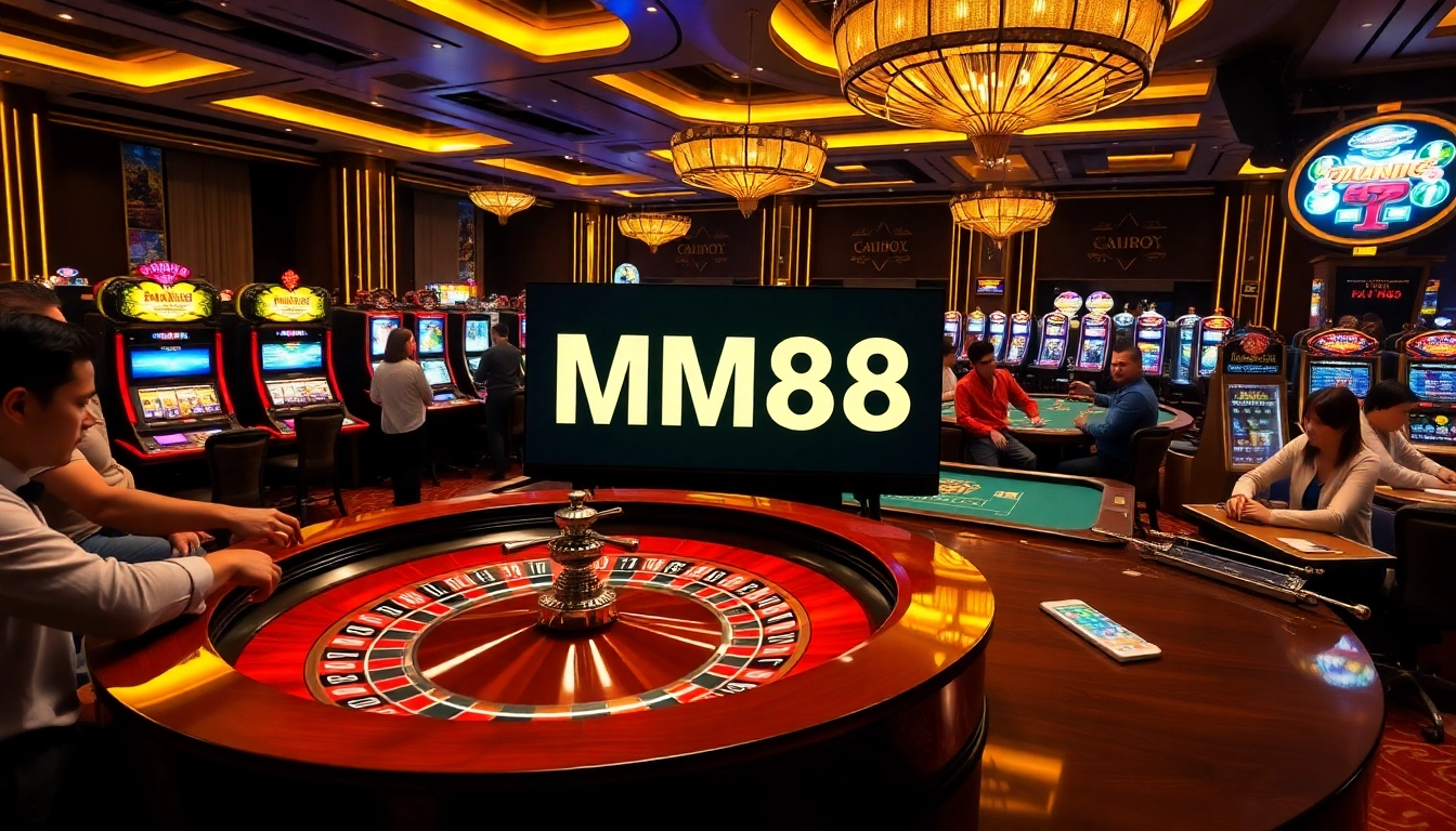 Experience the excitement of gambling at MM88 HOW with engaging games and vibrant casino atmosphere.