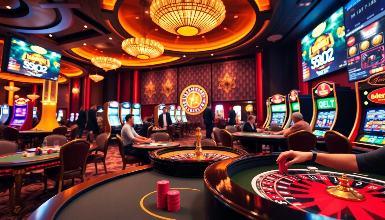 Experience the excitement of 789f best casino games with vibrant tables and engaging players.