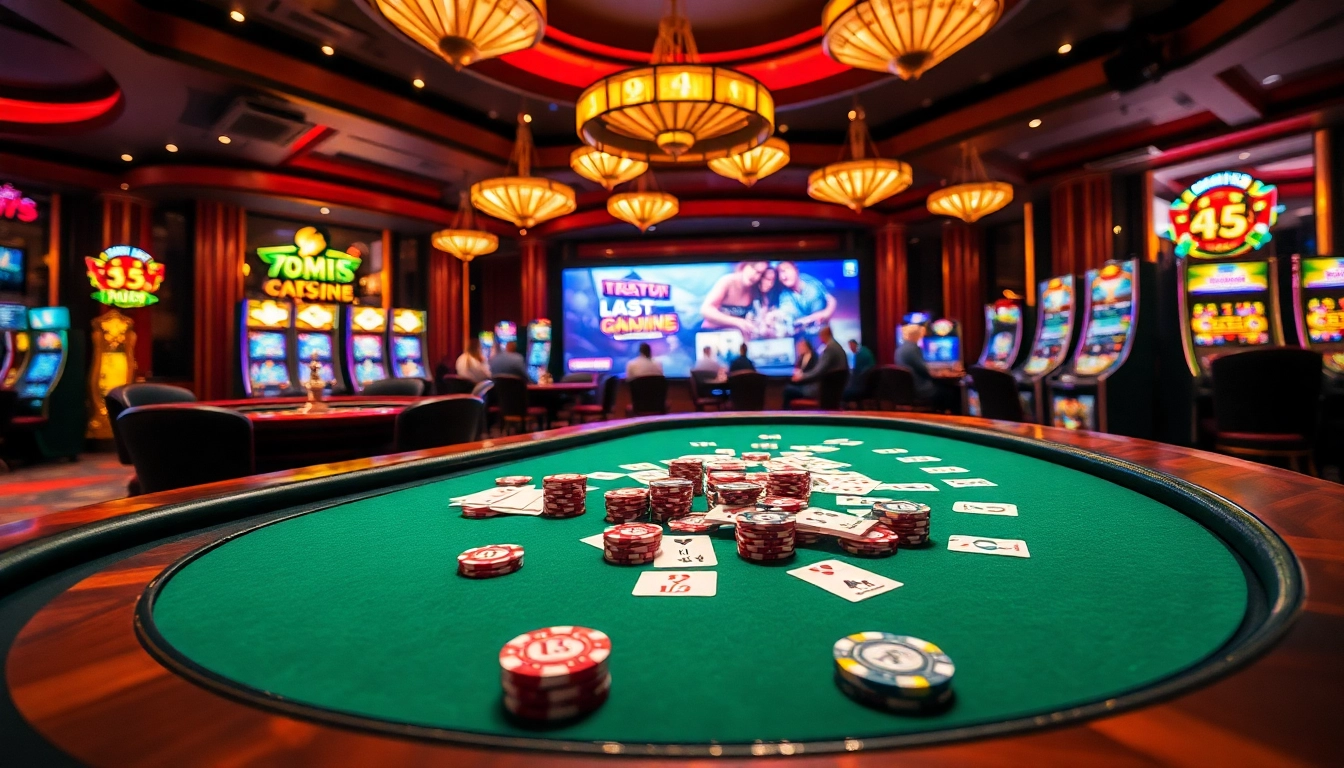 Experience the thrill of gambling at 789win com with vibrant casino tables and players.