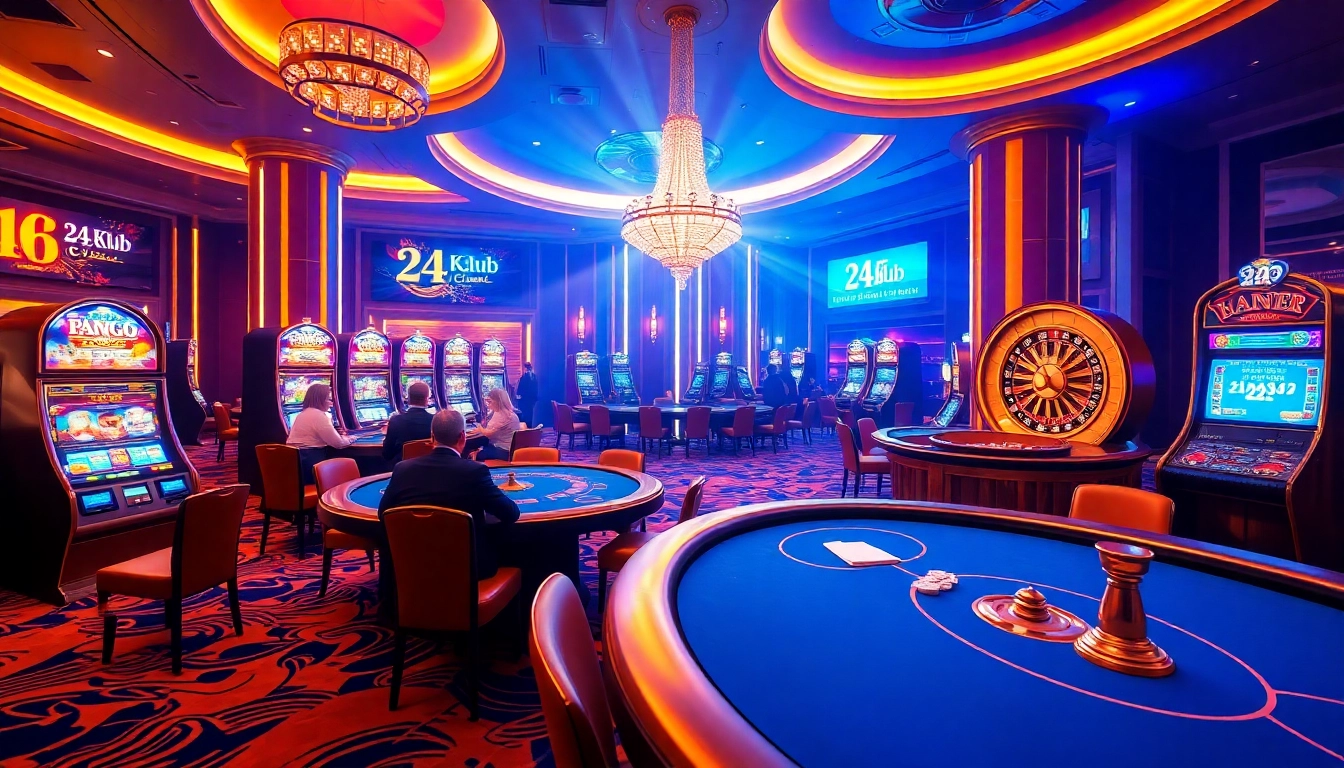 Trải nghiệm trò chơi cược cao tại 24kclub với những máy xèng sôi động và các trận poker đầy hồi hộp.