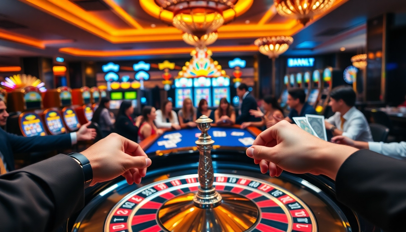 Experience thrilling gameplay at https://kk55.blue/ with vibrant casino visuals and strategic betting.