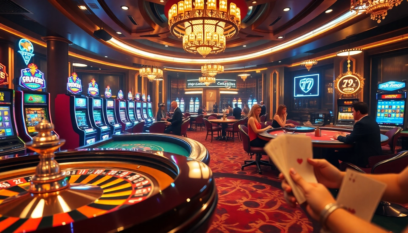 Experience the thrill of gambling at 79king with intense poker action and vibrant casino tables.