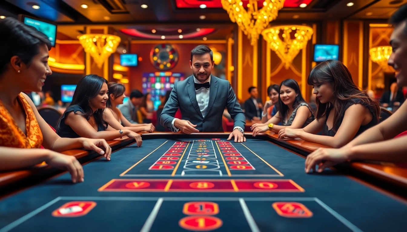 에볼루션 바카라 게임에서 플레이어들이 긴장감을 느끼며 베팅하는 장면
