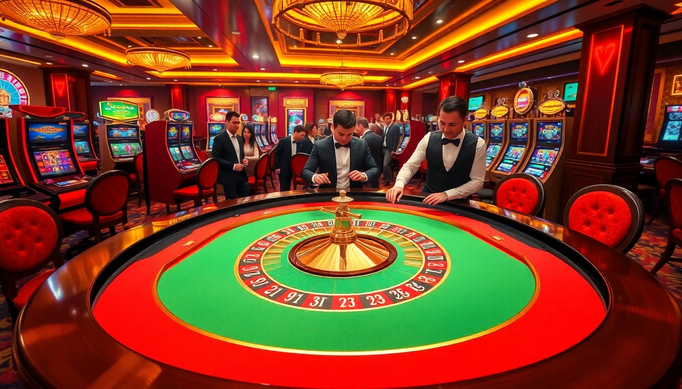 Boosterjp enhances the thrill of gambling at an elegant roulette table with professional dealers.
